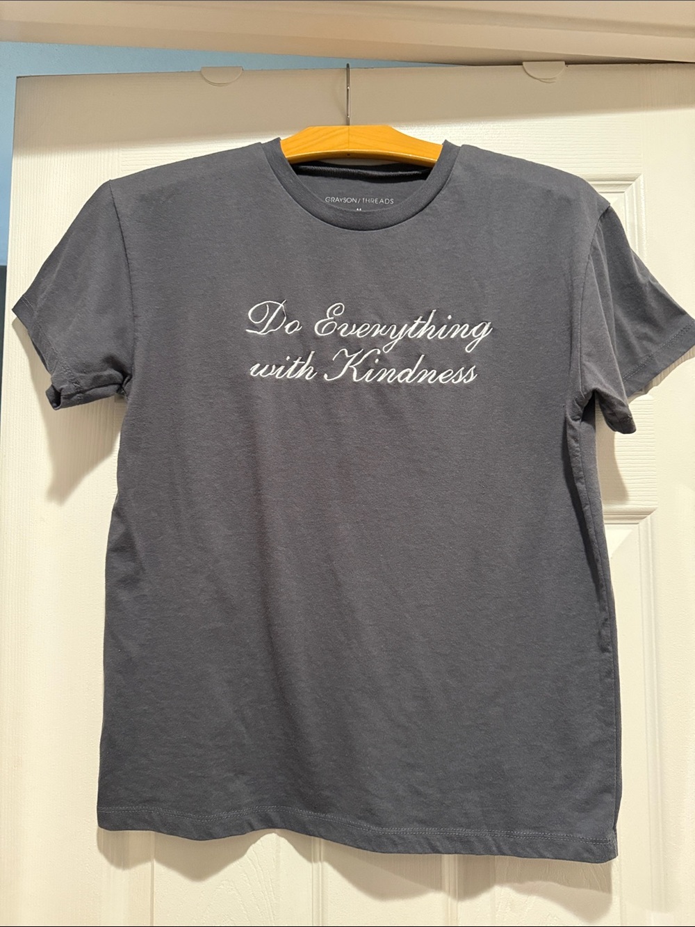 Grayson Threads/ Women’s "Do Everything with Kindness" Crewneck Tee - Charcoal